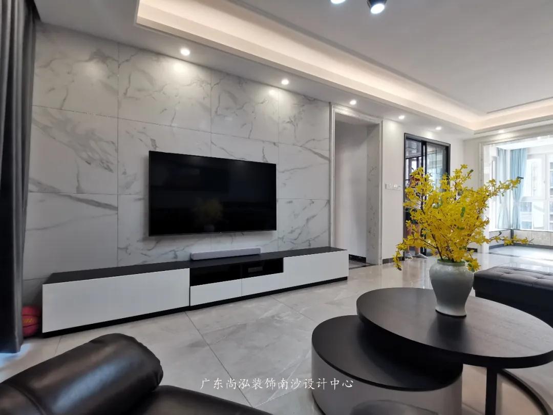 【实景】现代都市时尚----129方三房现代简约家居